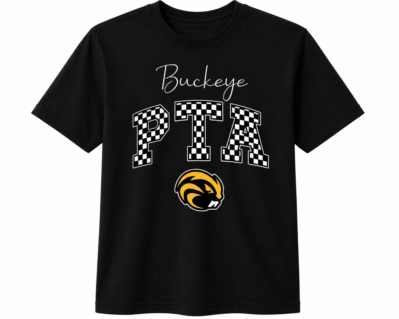 Buckeye PTA Checkboard T-Shirt (version 1)