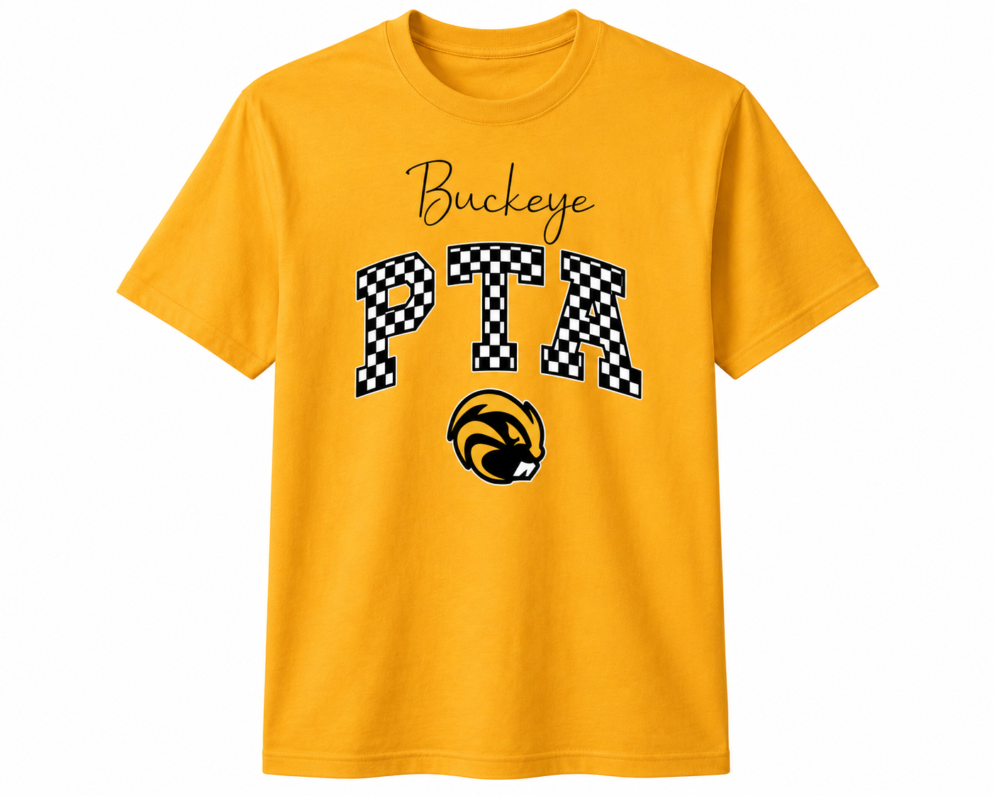 Buckeye PTA Checkboard T-Shirt (version 1)