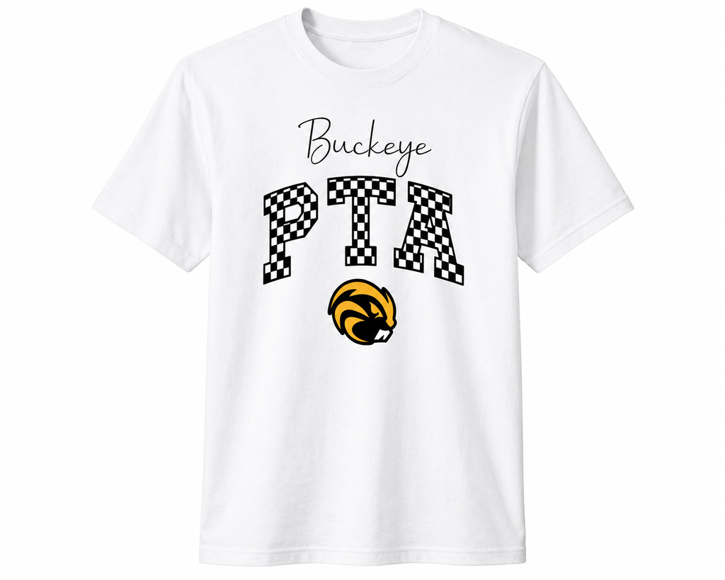 Buckeye PTA Checkboard T-Shirt (version 1)