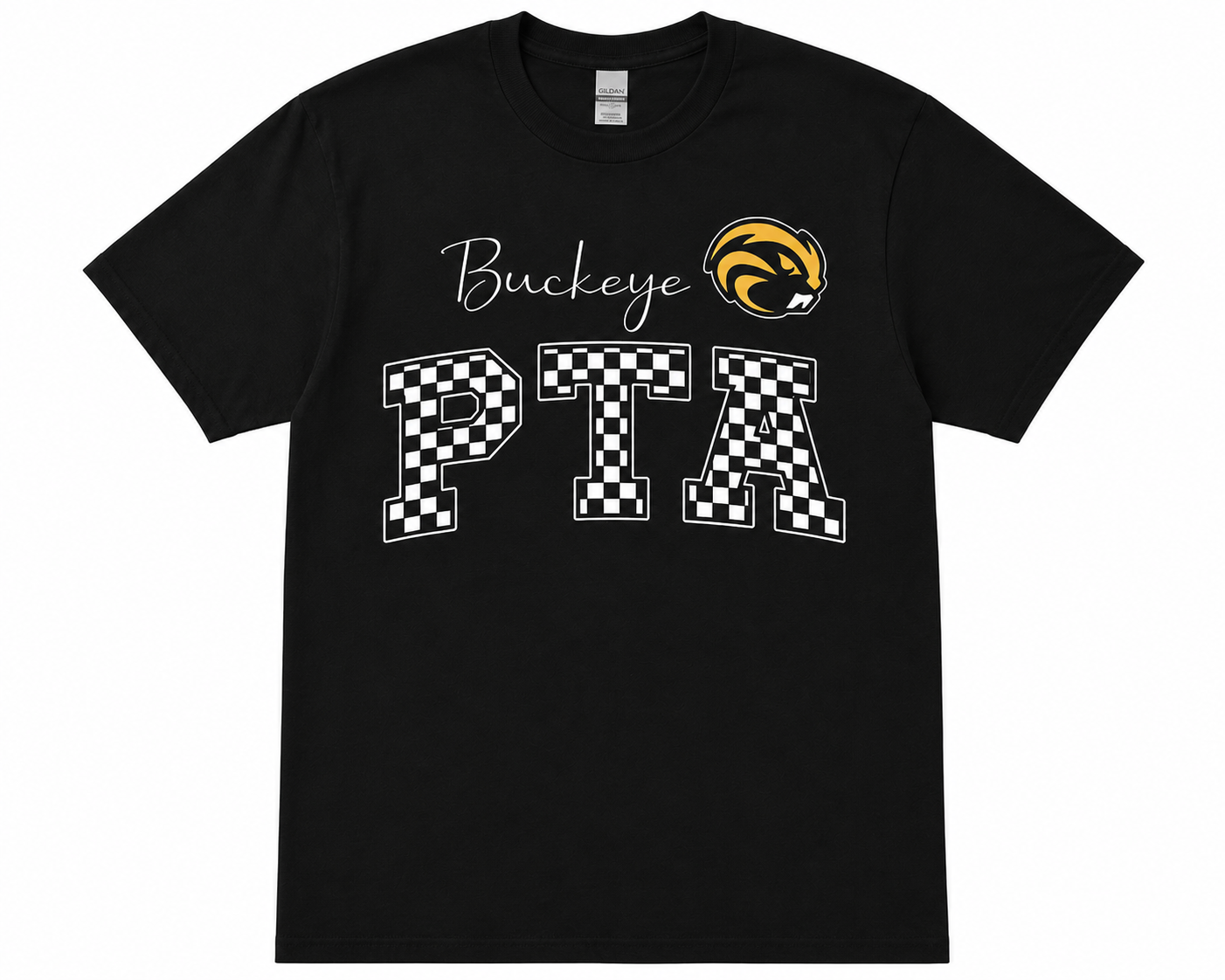 Buckeye PTA Checkboard T-Shirt (Version 2)