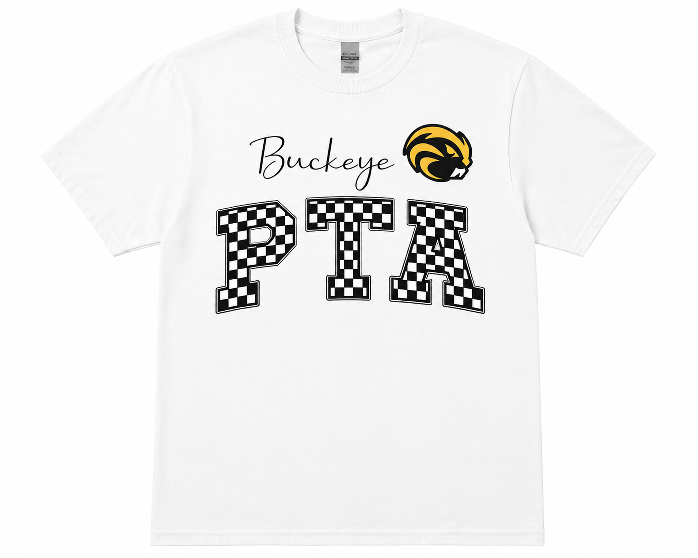 Buckeye PTA Checkboard T-Shirt (Version 2)