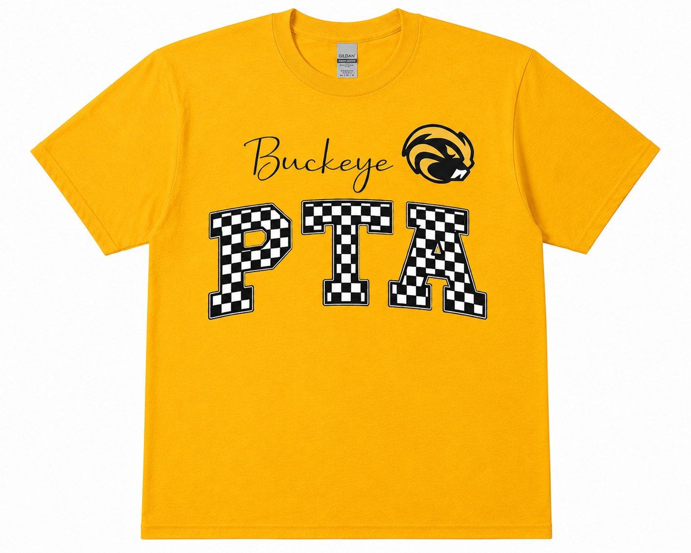 Buckeye PTA Checkboard T-Shirt (Version 2)